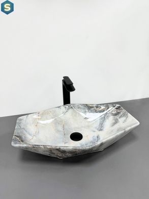 Умывальник (раковина) VBI VENEZIA S GRANIT GLOSS накладной, Мрамор