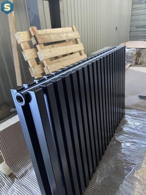 Дизайнерский радиатор трубчатый Betatherm Quantum 2 H-500 мм, L-845 мм с нижним подключением BQ 2050/21 9005M 88, Черный матовый