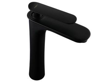 Змішувач для умивальника Mexen Trinity black високий MEX-72610-70, Черный матовый