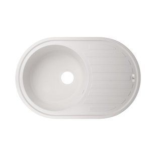 Кухонная мойка Lidz 780x500/200 WHI-01 (LIDZWHI10780500200), Белый