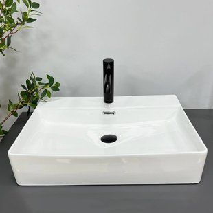 Умивальник (раковина) VBI PADUA 60 WHITE накладний підвісний, Білий