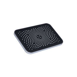 Верхний душ Qtap Hlavova 260x180 мм прямоугольный QTHLA107CRM45784 Chrome/Black, Черный матовый
