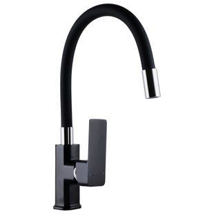 Змішувач для кухні Domino Malibu DMM-203 LR-Black-Black, Чорний/золото