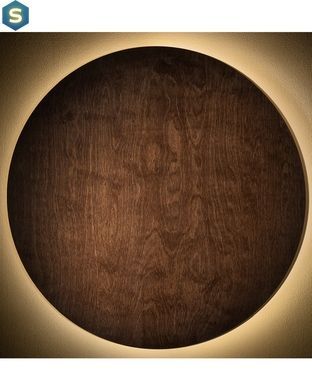 Светильник Nowodvorsk 11178 Ring Timber Led XXL 1x22W 3000K 400Lm IP20 Brown