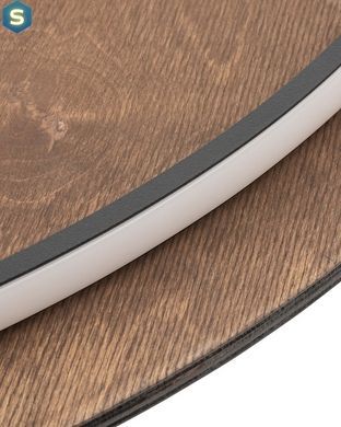 Светильник Nowodvorsk 11178 Ring Timber Led XXL 1x22W 3000K 400Lm IP20 Brown