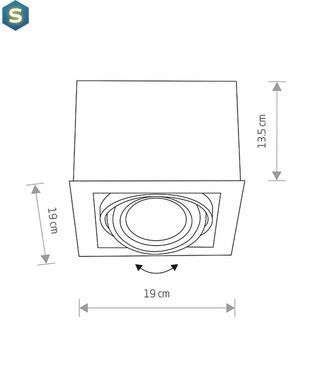 Точечный светильник Nowodvorski 9495 Box GU10, ES111 1x15W IP20 Bl