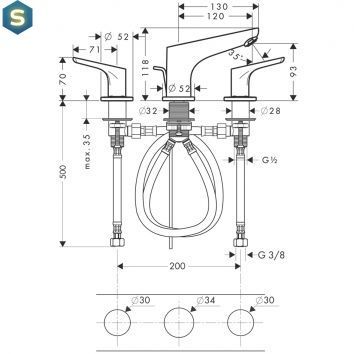 Смеситель для раковины Hansgrohe Focus E2 31937000