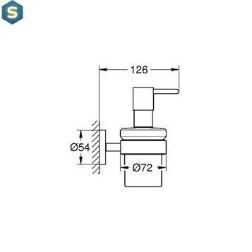 Дозатор жидкого мыла Grohe Essentials 40448001