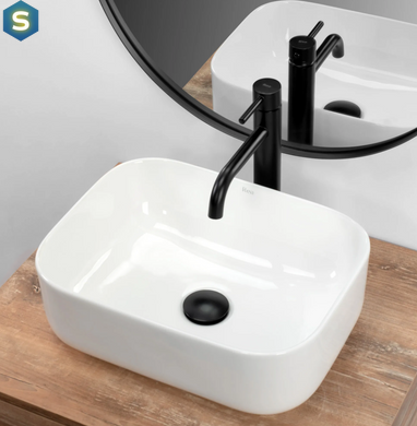 Умивальник Rea Demi Mini White накладний REA-U5064, Білий
