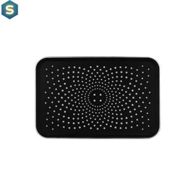 Верхний душ Qtap Hlavova 260x180 мм прямоугольный QTHLA107CRM45784 Chrome/Black, Черный матовый