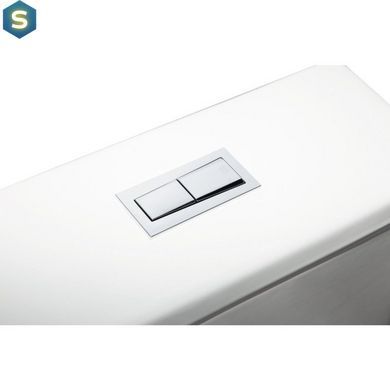 Унитаз-компакт Qtap Crow безободковый с сиденьем Soft Close QT05222170W, Белый