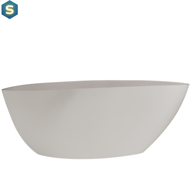 Ванна отдельностоящая матовая Amidicon Santorini 166x78 из литого камня SANTORINI_166_MAT