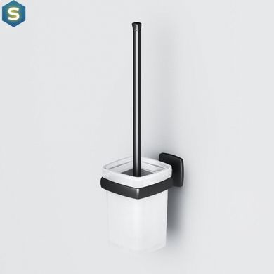 Йоршик для унітазу Am.Pm Gem black A9033422, Черный матовый