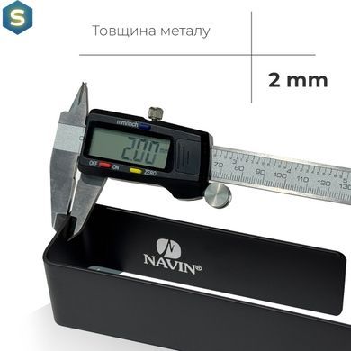 Тримач для рушників Navin 230 мм, чорний матовий 12-228053-3680, Черный матовый