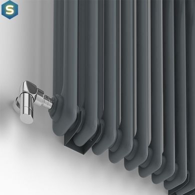 Радіатор з полицями Ideale Zeta 12 12/1800/548 антрацит, Антрацит