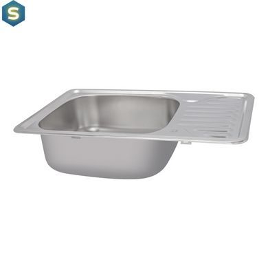 Кухонна мийка Lidz 6642 0,8 мм Micro Decor (LIDZ664208MICDEC), Decor