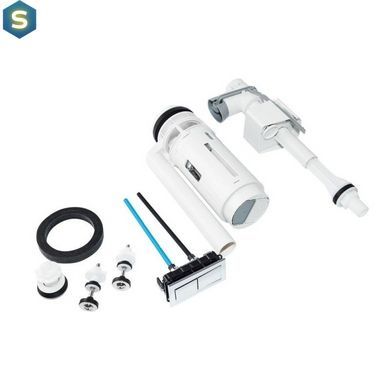 Унитаз-компакт Qtap Crow безободковый с сиденьем Soft Close QT05222170W, Белый