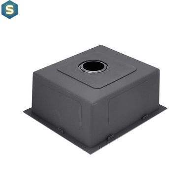 Кухонная мойка Kroner KRP Schwarze - 5050HM PVD (3,0/1,0 мм) CV022793, Черный/золото