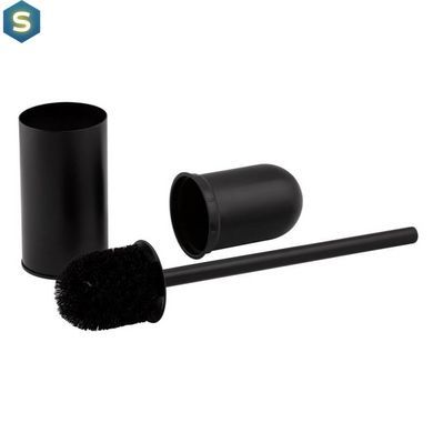 Йоржик для унітаза Qtap Liberty BLM 1157-1, Черный матовый