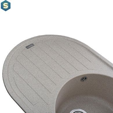 Кухонная мойка гранитная Globus Lux Ohara миндаль 770х500мм-А0008, Терра