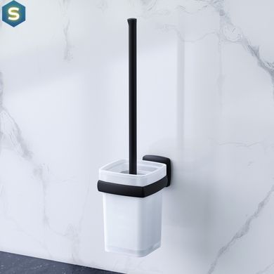 Йоршик для унітазу Am.Pm Gem black A9033422, Черный матовый