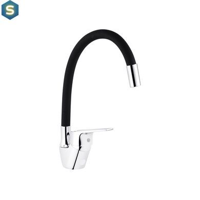 Смеситель для кухни Kroner KRM Odra - C032BLK CV021167, Черный матовый