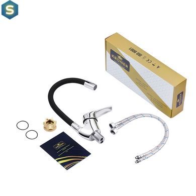 Смеситель для кухни Kroner KRM Odra - C032BLK CV021167, Черный матовый