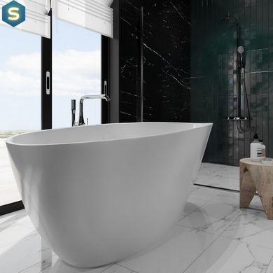 Ванна отдельностоящая матовая Amidicon Santorini 166x78 из литого камня SANTORINI_166_MAT