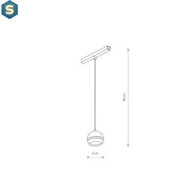 Магнитный трековый светильник Nowodvorski 10653 LVM Slot Led 1x5w 4000к 250Lm IP20 Bl