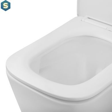 Комплект 4 в 1: Инсталляция Grohe Rapid SL 3 в 1 38772001 + Унитаз безободочный Kroner Eifel WHI483429 TORNADO с сидением Slim Duroplast / Soft-close / Quick relase KE483429WHIT (397720