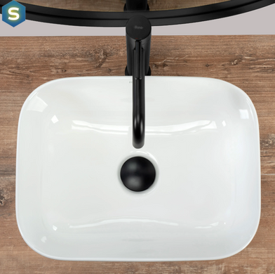 Умивальник Rea Demi Mini White накладний REA-U5064, Білий