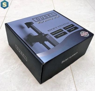 Набор для гигиенического душа со смесителем Dusel Gani Black 233989001, Черный маовый
