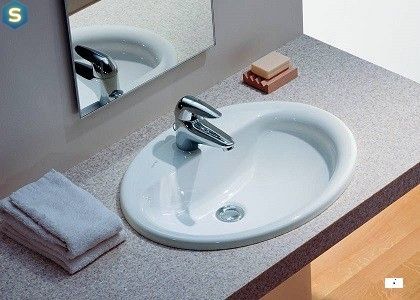 Умывальник Jacob Delafon Patio 56x43 E4155-00, Белый