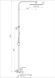 Душова система Frap F24802, поворотний вилив - перемикач на лійку, 1 режим, нержавіюча сталь, Нержавіюча сталь