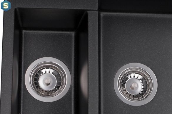 Кухонная мойка Granado Samora black shine 0901