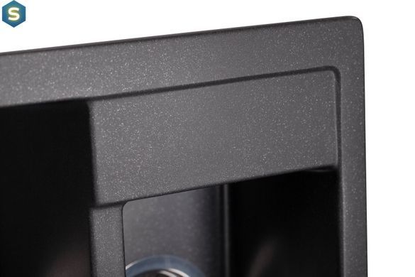 Кухонная мойка Granado Samora black shine 0901
