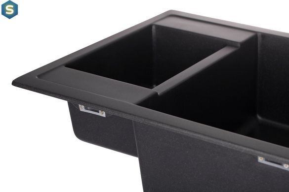Кухонная мойка Granado Samora black shine 0901