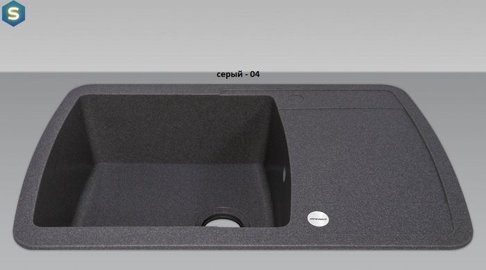 Кухонная мойка Adamant Optimaks 775x495x200 серый 525223, Каппучино