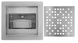 Трап для душа Rea Dots 15x15 nickiel brushed REA-G6203