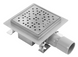 Трап для душа Rea Dots 15x15 nickiel brushed REA-G6203