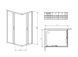 Душевая кабина Radaway Premium Plus D 120x80x190 стекло прозрачное 30435-01-01N