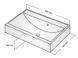 Умывальник Fancy Marble UM-550 1005101, Белый