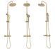 Душевая система Rea Parot brushed gold с термостатом REA-P2323, Золотой