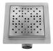Трап для душа Rea Dots 15x15 nickiel brushed REA-G6203
