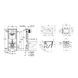 Комплект 4 в 1: Инсталляция Grohe Rapid SL 3 в 1 38772001 + Унитаз безободочный Kroner Eifel WHI483429 TORNADO с сидением Slim Duroplast / Soft-close / Quick relase KE483429WHIT (397720