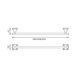 Полотенцедержатель Devit Clssic Single Towel bar, хром 6070151, Хром