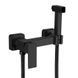 Набор гигиенического душа скрытого монтажа Wezer PRO9A-02-BLACK, Черный матовый