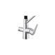 Смеситель для кухни с подключением к фильтру Kroner KRP Edelstahl Klassisch - ESG03817BLK CV027936, Нержавеющая сталь