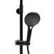 Душевая система Yoka Saba 25 black с полкой и краном BP.SABA25-BLK, Черный матовый