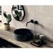Смеситель для раковины настенный Paffoni Light излив 123 мм black matt LIG104NO70, Черный матовый
